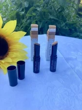 (2) Laura Geller Seamless Finish- Cream Concealer Stick- Medium Deep .11oz NIB