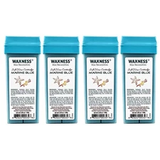 Waxness Marine Blue Soft Wax Cartridge 3.38 oz / 100 g Pack of 4