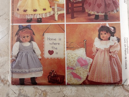 McCALLs Crafts 3275 Doll Clothes Sewing Pattern 18" American Girl Gotz UNCUT - Picture 5 of 7
