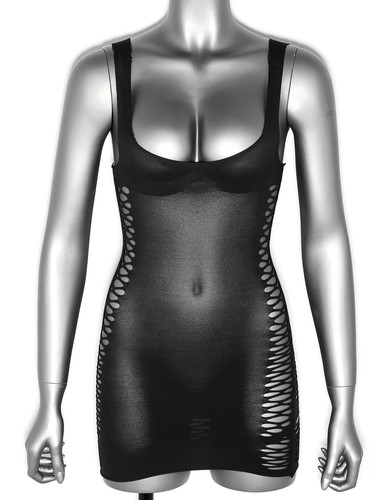 Women's Sexy Hollow Out Mini Dress Fishnet See-through Chemise Babydoll Lingerie - Picture 168 of 538