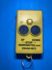 GEM Transmitter 2-Button  Boat Lift Remote Control