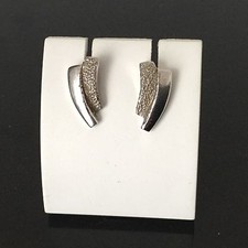 Boucles d'Oreille en Argent Massif Etat Neuf Solid Silver Earrings