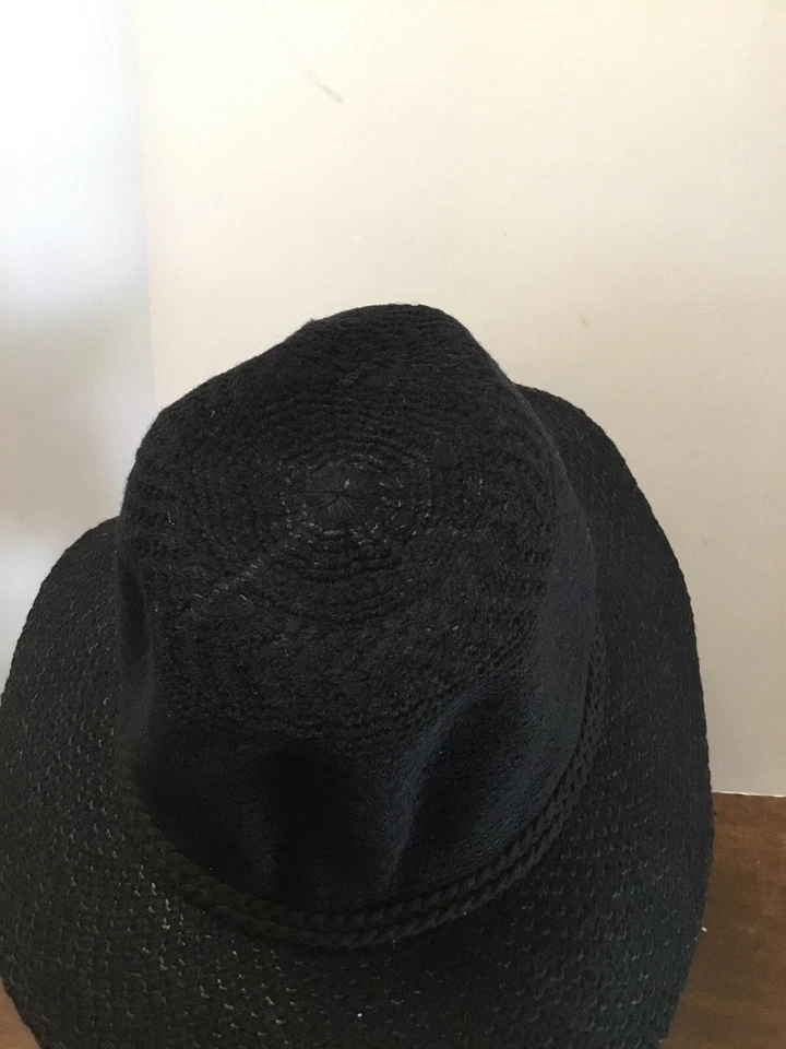 Sombrero de Panamá David & Young Floppy Negro Nuevo Talla Única para la mayoría APN30879 RN54976 Foto 4 de 4