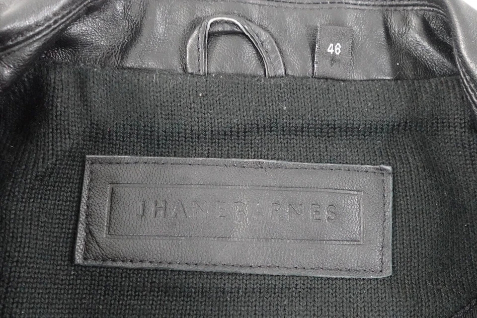 Jhane Barnes 男式皮革夹克 46 码 FLAW — 第 4/4 张图片