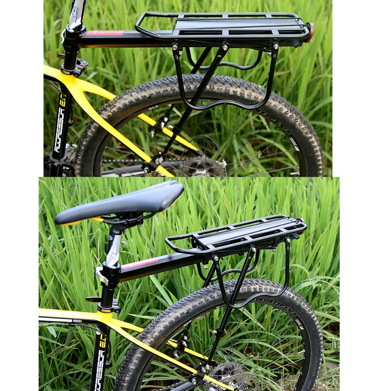 Bike Back Seat Rear Rack Bicycle Luggage Carrier Cycling Bag Stand Holder - Image 3 of 4