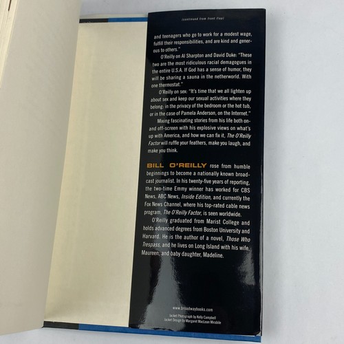 The O'Reilly Factor Good the Bad Completely Ridiculous Signed 1st Edition Book - Picture 11 of 17