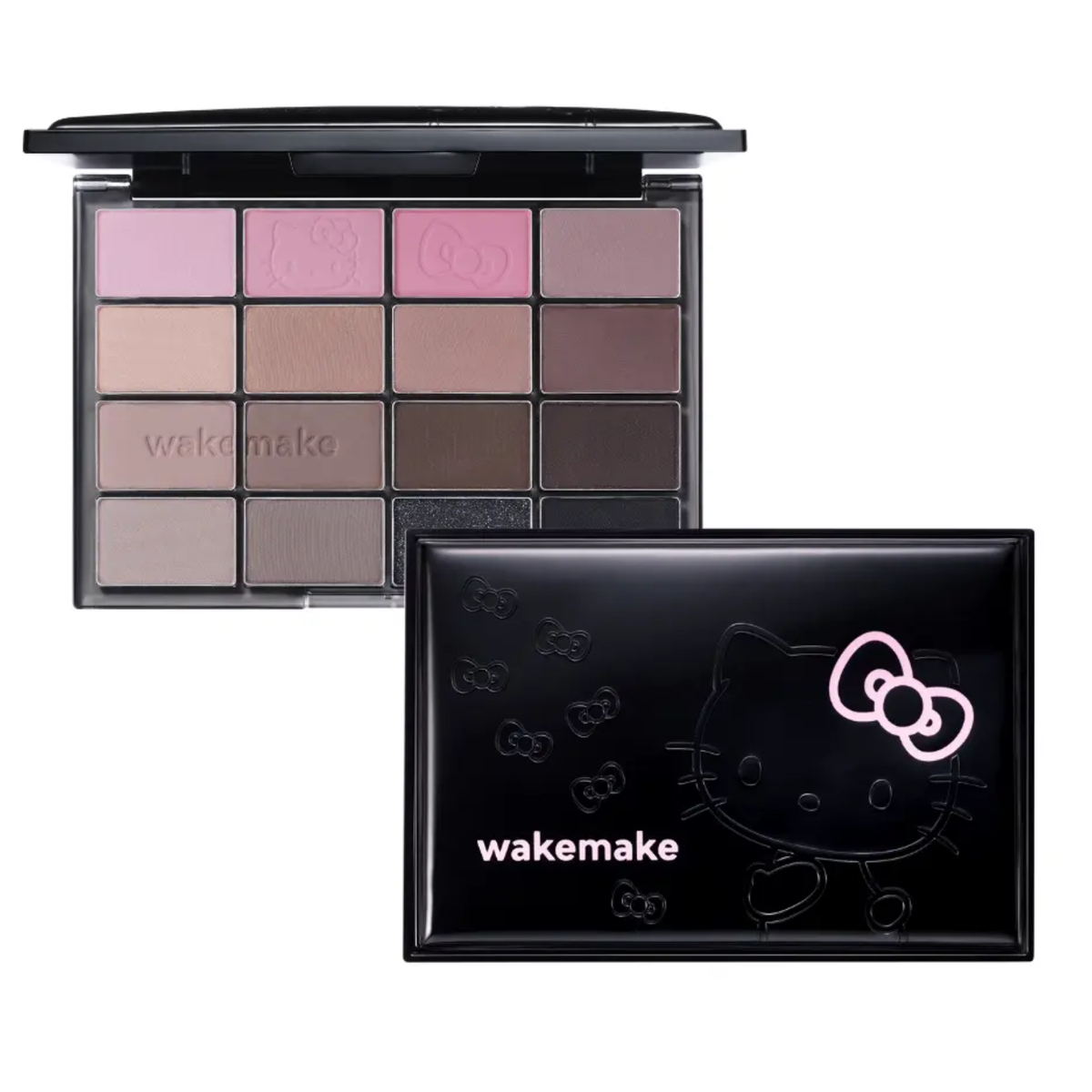 WAKEMAKE Soft Blurring Eye Palette 14g #28 #29 HELLO KITTY BLACK 