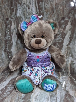 Build A Bear Workshop Rebel Girls Plush Scented White Outfit 13'' 2022