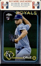 2024 Topps Chrome #187 Steven Cruz Rookie Kansas City Royals