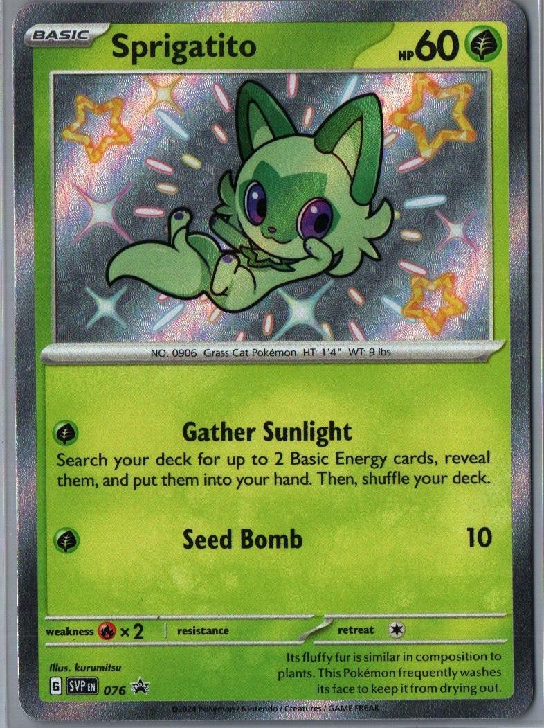 Sprigatito 076 Holo Promo Scarlet & Violet Promo Pokemon Near Mint