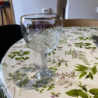Grimbergen 50cl / Pint Belgisches Bierglas Brandneu Craft Ale Bar CE M23