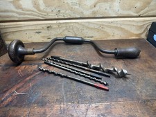 Brace And Auger Lot Stanley , Erwin