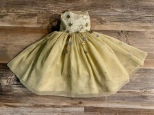 American Girl Glimmering Gold Doll's Collector Dress/Gown NEW
