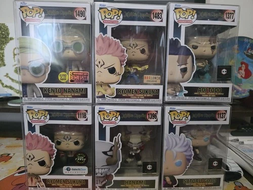 Jujutsu Kaisen Lot Of 6. All Exclusive 1 Chase **PLS SEE DESCRIPTION**