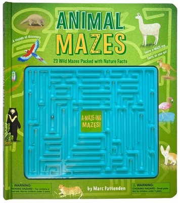 Animal Mazes: Featuring 3D Maze Game by Laura Baker Hardcover Book