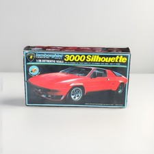 Blue Tank Lamborghini 3000 Silhouette 1:28 Scale Motorized Model Kit #8814 NEW