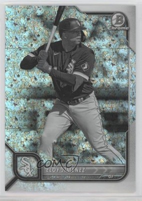 2022 Bowman Chrome Black & White Mini-Diamond Refractor 1/199 Eloy Jimenez 0t2
