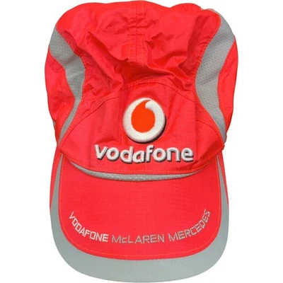 Vodafone McLaren Mercedes F1 Cap Lewis Hamilton Red Adjustable 8049 - Image 1 of 4