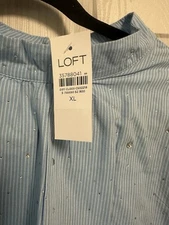 Loft Blue Xl Blouse 