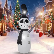 9FT Christmas Inflatables Snowman 2025 NEW LED Outdoor Decoration