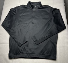 Nike Golf Therma FIT Tour Performance 1/4 Zip Pullover Black Men  s Medium
