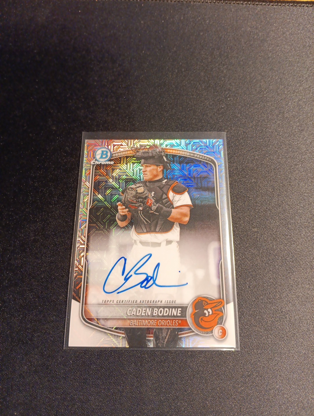 Caden Bodine 2025 Bowman Draft Auto Mega Box Mojo Orioles Prospect #BMA-CB