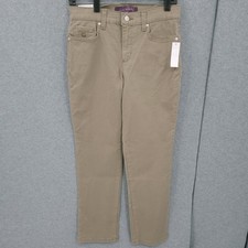 Gloria Vanderbilt Amanda Tappered Leg Slimming Jeans Hazelnut Womens 6P NWT