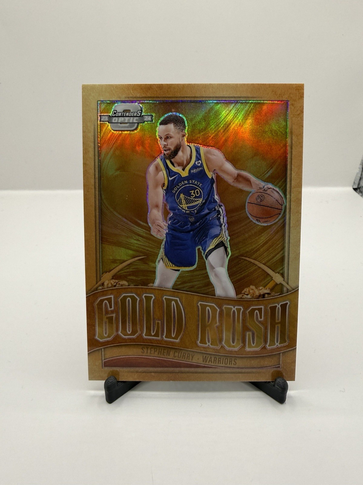 2023-24 Panini Contenders Optic - Gold Rush Stephen Curry #4