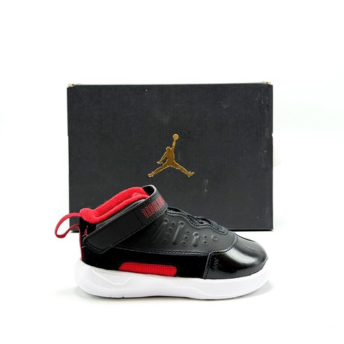 *NEW* Toddler BABY NIKE AIR JORDAN MAX AURA 7 (TD) BLACK / RED (HQ2088 003) 👍
