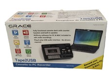 Grace Digital Audio Cassette To PC/Mac Converter GDI-T2USB