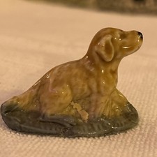 Vintage Wade Whimsies Golden Retriever Porzellan Hund