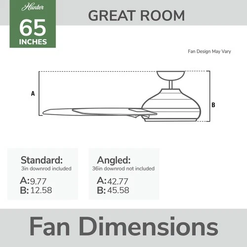 65" Casablanca Melia Matte Black LED Ceiling Fan - Picture 7 of 10