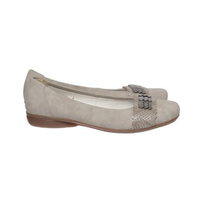Rieker Antistress, Ballerinas, Größe: 38, Grau, Damen #Jvn