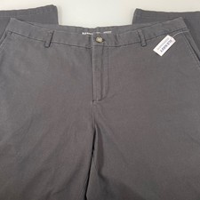 Old Navy Mens 40x34 33 Gray Athletic Built-In Flex Chino Pant New Tapered Twill