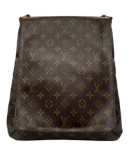 Louis Vuitton Monogram Musette Shoulder Bag M51256 Brown SN1290