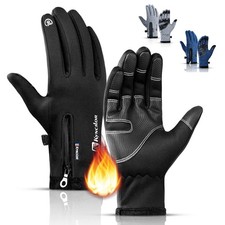 Winter Waterproof Warm Gloves Women Men Touchscreen Fingers Ski Snow Windproof