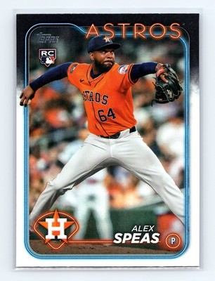Alex Speas Rookie RC Rainbow Foil 2024 Topps Update #US222 Houston Astros