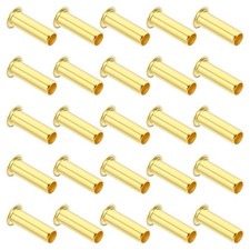 60Pcs Brass Compression Insert Compression Insert Tube Support for 1/4" OD Tube