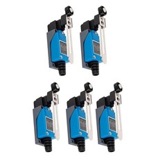 5Pcs Blue Roller Lever Limit Switch 250V 5A for CNC Routers and Light Switches