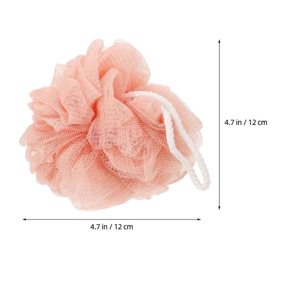3 Pcs Mesh Bath Ball Back Scrubber Comfortable Shower Bubble Sponges - Image 2 of 4