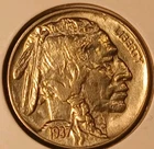 1937 Buffalo Nickel AU/Unc
