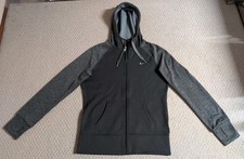 Nike Mens Medium Grey 100 Polyester Zip Up Therma-Fit Hooded Sweatshirt 25