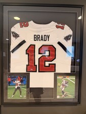 Tom Brady Framed Jersey Fanatics Authenticated Tampa Bay Bucs Autographed