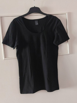 Calida Damen T Shirt M schwarz kurzarm 42 Unterziehshirt Unterhemd
