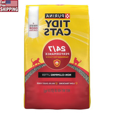 Multi-Cat Non-Clumping Cat Litter 48Lb Odor Control Low Dust Clay Litter 24/7 Pe