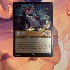 Higgins Undercover Officer 5/204 Foil Whispers in the Well Disney Lorcana 001143