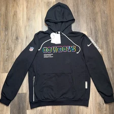 Dallas Cowboys Nike 2025 Crucial Catch Authentic Sideline Standard Issue Hoodie