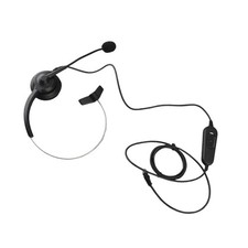 Telephone Headset With Mic And Audio Control Call Center Headphone For Busin New