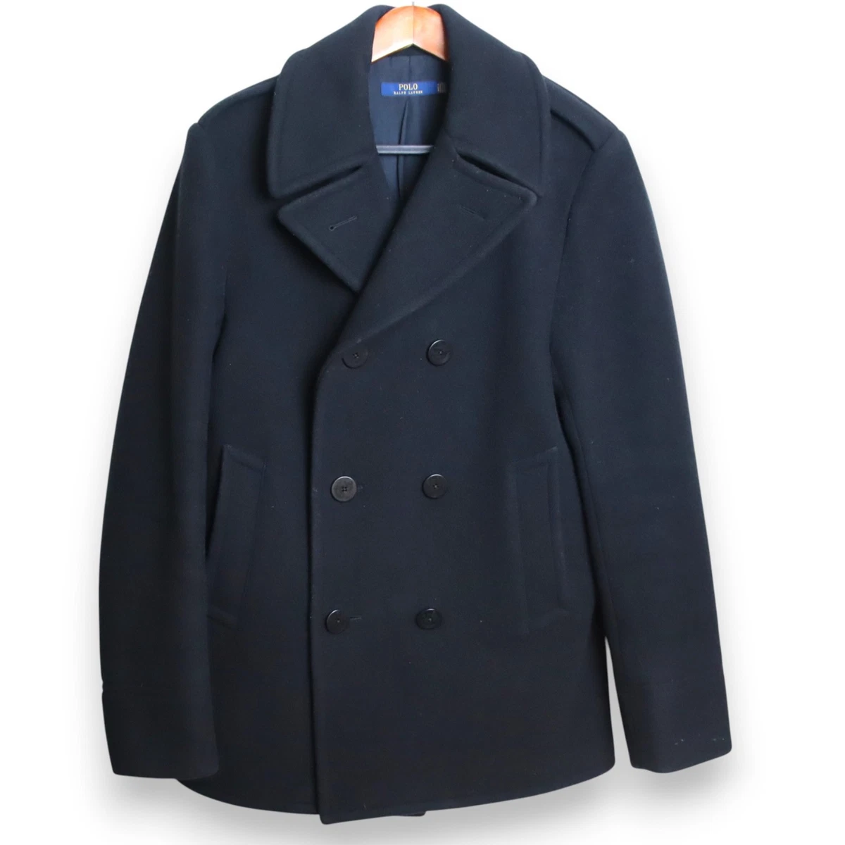 Polo Ralph Lauren 羊毛外壳外套、夹克、背心豌豆外套男| eBay