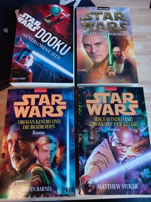 Star Wars - Dooku, Schleier der Täuschung, Mace-Windu, Obi-Wan und die Biodroide